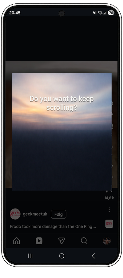 Intervention Screen
